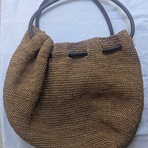 Like New Raffia / Rattan MZ Wallace hobo/tote bag, can fit a lot of stuff inside